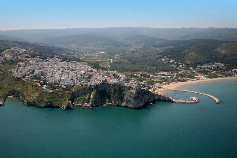 Aerial photos of Peschici